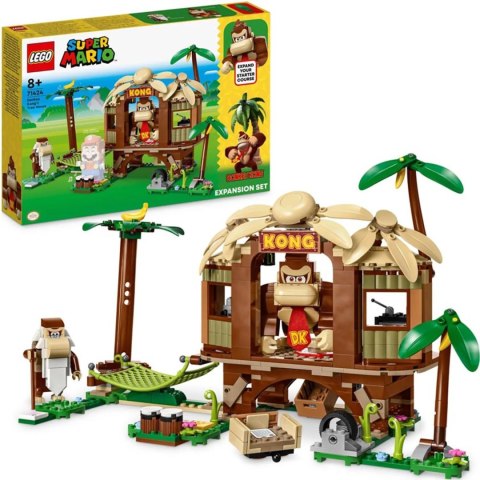LEGO Super Mario Domek na Drzewie Donkey Konga Zestaw Rozszerzający 71424 LEGO