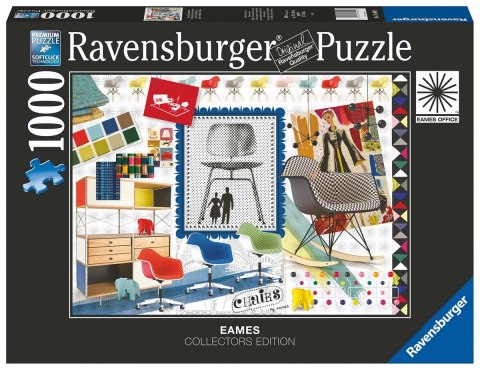 Ravensburger Puzzle 2D 1000 elementów: Eames Design Classics Krzesła 16900 Ravensburger Ravensburger Puzzle 2D 1000 elementów: Eames Design Classics Krzesła 16900 Ravensburger