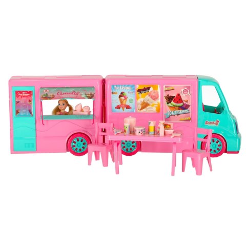Samochód dla lalek kamper food truck zestaw 21 el. Kik sp. z o.o. sp. k. Samochód dla lalek kamper food truck zestaw 21 el. Kik sp. z o.o. sp. k.