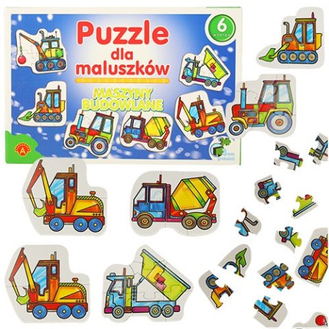 ALEXANDER Puzzle dla maluszków - maszyny budowlane 2+ Zakład Produkcyjny "Alexander" Piotr Pundzis ALEXANDER Puzzle dla maluszków - maszyny budowlane 2+ Zakład Produkcyjny "Alexander" Piotr Pundzis