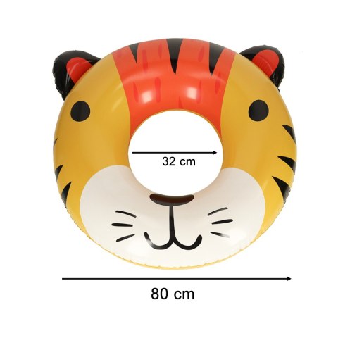 Kółko do pływania koło dmuchane tygrysek 80cm max 60kg Kik sp. z o.o. sp. k. Kółko do pływania koło dmuchane tygrysek 80cm max 60kg Kik sp. z o.o. sp. k.