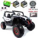 MEGA AUTO BUGGI 4X4 , PANEL MP4, MIĘKKIE KOŁA EVA, MIĘKKIE SIEDZENIE FULL OPCJA 2X 12V/XMX603 Import SUPER-TOYS