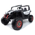 MEGA AUTO BUGGI 4X4 , PANEL MP4, MIĘKKIE KOŁA EVA, MIĘKKIE SIEDZENIE FULL OPCJA 2X 12V/XMX603 Import SUPER-TOYS