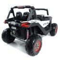 MEGA AUTO BUGGI 4X4 , PANEL MP4, MIĘKKIE KOŁA EVA, MIĘKKIE SIEDZENIE FULL OPCJA 2X 12V/XMX603 Import SUPER-TOYS
