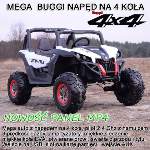 MEGA AUTO BUGGI 4X4 , PANEL MP4, MIĘKKIE KOŁA EVA, MIĘKKIE SIEDZENIE FULL OPCJA 2X 12V/XMX603 Import SUPER-TOYS MEGA AUTO BUGGI 4X4 , PANEL MP4, MIĘKKIE KOŁA EVA, MIĘKKIE SIEDZENIE FULL OPCJA 2X 12V/XMX603 Import SUPER-TOYS