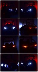 MEGA BUGGY UTV DLA 2 DZIECI, 4 SILNIKI, MIĘKKIE SIEDZENIE, MIĘKKIE KOŁA/7988-HIGH Import SUPER-TOYS