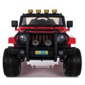 MEGA JEEP 4X4 Z REDUKTOREM NAPĘDU EXCLUSIVE, WOLNY START,MIĘKKIE KOŁA, 2x12V 10 Ah/WXE1688 Import SUPER-TOYS