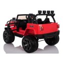 MEGA JEEP 4X4 Z REDUKTOREM NAPĘDU EXCLUSIVE, WOLNY START,MIĘKKIE KOŁA, 2x12V 10 Ah/WXE1688 Import SUPER-TOYS