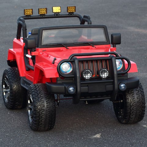 MEGA JEEP 4X4 Z REDUKTOREM NAPĘDU EXCLUSIVE, WOLNY START,MIĘKKIE KOŁA, 2x12V 10 Ah/WXE1688 Import SUPER-TOYS MEGA JEEP 4X4 Z REDUKTOREM NAPĘDU EXCLUSIVE, WOLNY START,MIĘKKIE KOŁA, 2x12V 10 Ah/WXE1688 Import SUPER-TOYS