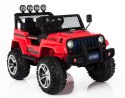MEGA JEEP SUNSHINE, NAPĘD 4X4, 2X12V, WOLNY START/ MIĘKKIE KOŁA, BLUETOOTH, RADIO EXCLUSIVE/2388 Import SUPER-TOYS