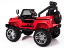 MEGA JEEP SUNSHINE, NAPĘD 4X4, 2X12V, WOLNY START/ MIĘKKIE KOŁA, BLUETOOTH, RADIO EXCLUSIVE/2388 Import SUPER-TOYS