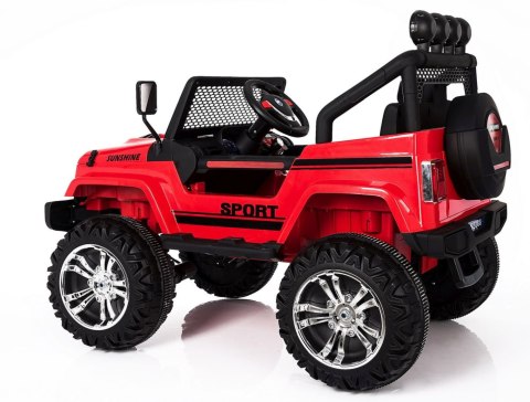 MEGA JEEP SUNSHINE, NAPĘD 4X4, 2X12V, WOLNY START/ MIĘKKIE KOŁA, BLUETOOTH, RADIO EXCLUSIVE/2388 Import SUPER-TOYS MEGA JEEP SUNSHINE, NAPĘD 4X4, 2X12V, WOLNY START/ MIĘKKIE KOŁA, BLUETOOTH, RADIO EXCLUSIVE/2388 Import SUPER-TOYS