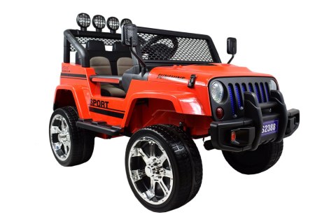 MEGA JEEP SUNSHINE, NAPĘD 4X4, 2X12V, WOLNY START/ MIĘKKIE KOŁA, BLUETOOTH, RADIO EXCLUSIVE/2388 Import SUPER-TOYS MEGA JEEP SUNSHINE, NAPĘD 4X4, 2X12V, WOLNY START/ MIĘKKIE KOŁA, BLUETOOTH, RADIO EXCLUSIVE/2388 Import SUPER-TOYS