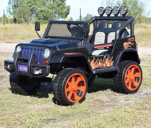 MEGA JEEP SUNSHINE, NAPĘD 4X4, 2X12V, WOLNY START/ MIĘKKIE KOŁA, BLUETOOTH, RADIO EXCLUSIVE/2388 Import SUPER-TOYS MEGA JEEP SUNSHINE, NAPĘD 4X4, 2X12V, WOLNY START/ MIĘKKIE KOŁA, BLUETOOTH, RADIO EXCLUSIVE/2388 Import SUPER-TOYS