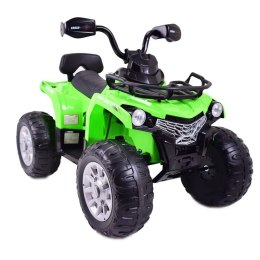 MEGA QUAD NA AKUMULATOR, MIĘKKIE KOŁA, MIEKKIE SIEDZENIE, AMORTYZATORY/JS009 Import SUPER-TOYS
