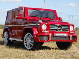 MERCEDES G63 AMG DWA SILNIKI, OTWIERA DRZWI MOCNY, MIĘKKIE KOŁA/HL168 Import SUPER-TOYS
