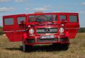 MERCEDES G63 AMG DWA SILNIKI, OTWIERA DRZWI MOCNY, MIĘKKIE KOŁA/HL168 Import SUPER-TOYS