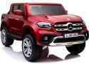 MERCEDES X LICENCJA, 4X4, 2x12V PANEL MP4, 5 PUNKTOWE PASY, MIĘKKIE KOŁA EVA, MIĘKKIE SIEDZENIE, LAKIER POLEROWANY, FULL OPCJA/ Import SUPER-TOYS