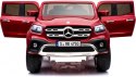 MERCEDES X LICENCJA, 4X4, 2x12V PANEL MP4, 5 PUNKTOWE PASY, MIĘKKIE KOŁA EVA, MIĘKKIE SIEDZENIE, LAKIER POLEROWANY, FULL OPCJA/ Import SUPER-TOYS