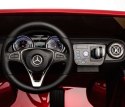 MERCEDES X LICENCJA, 4X4, 2x12V PANEL MP4, 5 PUNKTOWE PASY, MIĘKKIE KOŁA EVA, MIĘKKIE SIEDZENIE, LAKIER POLEROWANY, FULL OPCJA/ Import SUPER-TOYS