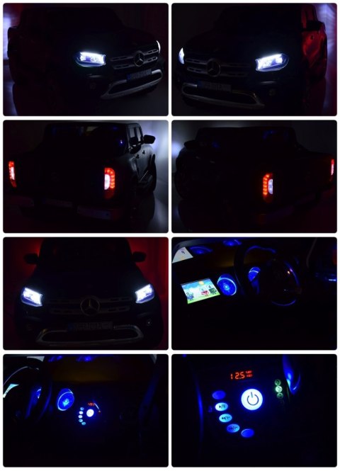 MERCEDES X LICENCJA, - 4X4 , 2x12V PANEL MP4, MIĘKKIE KOŁA EVA, MIĘKKIE SIEDZENIE, LAKIER POLEROWANY, FULL OPCJA/XMX606 Import SUPER-TOYS MERCEDES X LICENCJA, - 4X4 , 2x12V PANEL MP4, MIĘKKIE KOŁA EVA, MIĘKKIE SIEDZENIE, LAKIER POLEROWANY, FULL OPCJA/XMX606 Import SUPER-TOYS