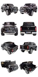 MERCEDES X LICENCJA, - 4X4 , 2x12V PANEL MP4, MIĘKKIE KOŁA EVA, MIĘKKIE SIEDZENIE, LAKIER POLEROWANY, FULL OPCJA/XMX606 Import SUPER-TOYS