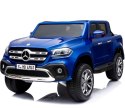 MERCEDES X LICENCJA, - 4X4 , 2x12V PANEL MP4, MIĘKKIE KOŁA EVA, MIĘKKIE SIEDZENIE, LAKIER POLEROWANY, FUNKCJA BUJANIA FULL OPC Import SUPER-TOYS