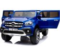 MERCEDES X LICENCJA, - 4X4 , 2x12V PANEL MP4, MIĘKKIE KOŁA EVA, MIĘKKIE SIEDZENIE, LAKIER POLEROWANY, FUNKCJA BUJANIA FULL OPC Import SUPER-TOYS