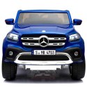 MERCEDES X LICENCJA, - 4X4 , 2x12V PANEL MP4, MIĘKKIE KOŁA EVA, MIĘKKIE SIEDZENIE, LAKIER POLEROWANY, FUNKCJA BUJANIA FULL OPC Import SUPER-TOYS
