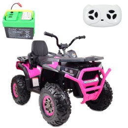 Mega wielki quad na akumulator z pilotem, 4x4, miękkie koła/xmx607 Import SUPER-TOYS