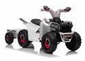 QUAD ATV ROAD Z PRZYCZEPĄ I MEGAFONEM/XMX630T Import SUPER-TOYS