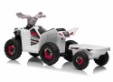 QUAD ATV ROAD Z PRZYCZEPĄ I MEGAFONEM/XMX630T Import SUPER-TOYS