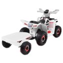 QUAD ATV ROAD Z PRZYCZEPĄ I MEGAFONEM/XMX630T Import SUPER-TOYS