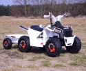 QUAD ATV ROAD Z PRZYCZEPĄ I MEGAFONEM/XMX630T Import SUPER-TOYS