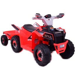 QUAD ATV ROAD Z PRZYCZEPĄ I MEGAFONEM/XMX630T Import SUPER-TOYS