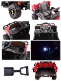 DZIP UTV Z DUŻĄ SKRZYNIĄ ZAŁADUNKOWĄ, MIĘKKIE KOŁA, MIĘKKIE SIEDZENIE/BDM0926 Import SUPER-TOYS