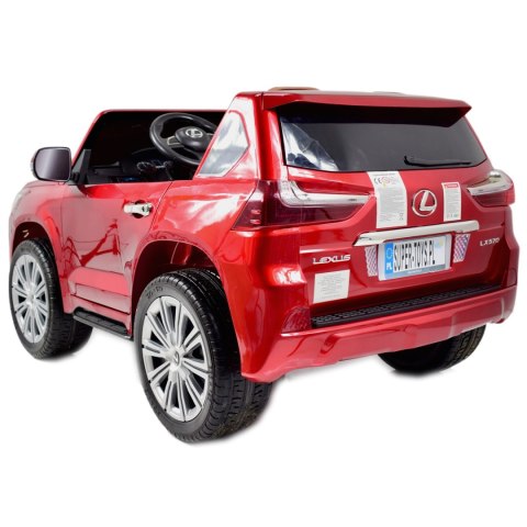 LEXUS LX-570 LAKIER, MP4, MIĘKKIE KOŁA, MIĘKKIE SIEDZENIE, PEŁNA OPCJA 2X12V/LX570 Import SUPER-TOYS LEXUS LX-570 LAKIER, MP4, MIĘKKIE KOŁA, MIĘKKIE SIEDZENIE, PEŁNA OPCJA 2X12V/LX570 Import SUPER-TOYS