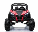 MEGA AUTO BUGGI 4X4 , PANEL , MIĘKKIE KOŁA EVA, MIĘKKIE SIEDZENIE FULL OPCJA 2X 12V, LAKIER/XMX603 Import SUPER-TOYS
