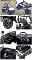 MEGA BUGGY GEPHARD 4X4, FUNKCJA BUJANIA, PILOT, MIĘKKIE SIEDZENIE, SPRZĘGŁO/DLS02 Import SUPER-TOYS