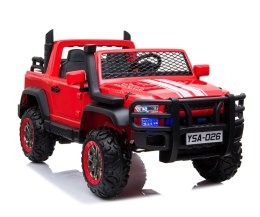 MEGA DZIP 4X4, MIĘKKIE KOŁA EVA, MIĘKKIE SIEDZENIE, PANEL, FULL OPCJA /YSA026 Import SUPER-TOYS