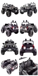 MEGA DŻIP OFF ROAD 4X4, MIĘKKIE KOŁA, MIĘKKIE SIEDZENIE, FUNKCJA BUJANIA, KLUCZYK,/HC8988 Import SUPER-TOYS