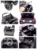 MEGA DŻIP OFF ROAD 4X4, MIĘKKIE KOŁA, MIĘKKIE SIEDZENIE, FUNKCJA BUJANIA, KLUCZYK,/HC8988 Import SUPER-TOYS