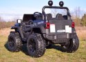 MEGA DŻIP OFF ROAD 4X4, MIĘKKIE KOŁA, MIĘKKIE SIEDZENIE, FUNKCJA BUJANIA, KLUCZYK,/HC8988 Import SUPER-TOYS