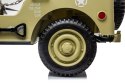 MEGA DZIP WOJSKOWY DLA 3 DZIECI, 4X4,WALIZKA NA AKUMULATOR, MIĘKKIE KOŁA, MIĘKKIE SIEDZENIE/JH101 Import SUPER-TOYS