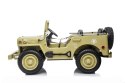 MEGA DZIP WOJSKOWY DLA 3 DZIECI, 4X4,WALIZKA NA AKUMULATOR, MIĘKKIE KOŁA, MIĘKKIE SIEDZENIE/JH101 Import SUPER-TOYS