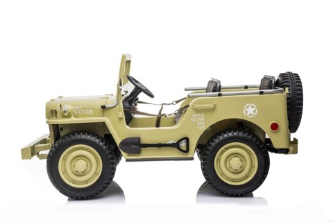 MEGA DZIP WOJSKOWY DLA 3 DZIECI, 4X4,WALIZKA NA AKUMULATOR, MIĘKKIE KOŁA, MIĘKKIE SIEDZENIE/JH101 Import SUPER-TOYS MEGA DZIP WOJSKOWY DLA 3 DZIECI, 4X4,WALIZKA NA AKUMULATOR, MIĘKKIE KOŁA, MIĘKKIE SIEDZENIE/JH101 Import SUPER-TOYS