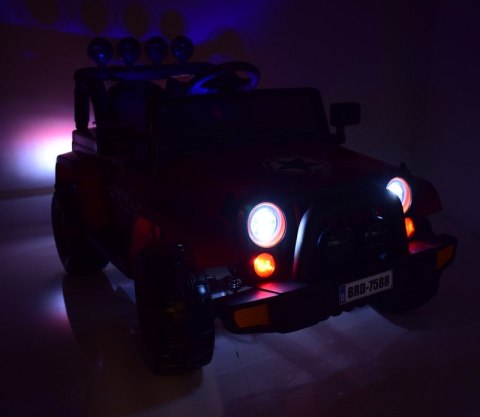 MEGA JEEP FULLTIME, NAPĘD 4X4, 1X12V ,WOLNY START/ MIĘKKIE KOŁA, FUNKCJA BUJANIA EXCLUSIVE LAKIER/7588 Import SUPER-TOYS MEGA JEEP FULLTIME, NAPĘD 4X4, 1X12V ,WOLNY START/ MIĘKKIE KOŁA, FUNKCJA BUJANIA EXCLUSIVE LAKIER/7588 Import SUPER-TOYS