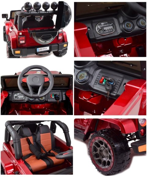MEGA JEEP FULLTIME, NAPĘD 4X4, 1X12V ,WOLNY START/ MIĘKKIE KOŁA, FUNKCJA BUJANIA EXCLUSIVE LAKIER/7588 Import SUPER-TOYS MEGA JEEP FULLTIME, NAPĘD 4X4, 1X12V ,WOLNY START/ MIĘKKIE KOŁA, FUNKCJA BUJANIA EXCLUSIVE LAKIER/7588 Import SUPER-TOYS