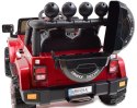 MEGA JEEP FULLTIME, NAPĘD 4X4, 1X12V ,WOLNY START/ MIĘKKIE KOŁA, FUNKCJA BUJANIA EXCLUSIVE LAKIER/7588 Import SUPER-TOYS