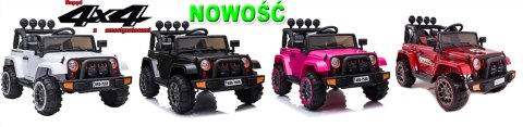 MEGA JEEP FULLTIME, NAPĘD 4X4, 1X12V ,WOLNY START/ MIĘKKIE KOŁA, FUNKCJA BUJANIA EXCLUSIVE LAKIER/7588 Import SUPER-TOYS MEGA JEEP FULLTIME, NAPĘD 4X4, 1X12V ,WOLNY START/ MIĘKKIE KOŁA, FUNKCJA BUJANIA EXCLUSIVE LAKIER/7588 Import SUPER-TOYS